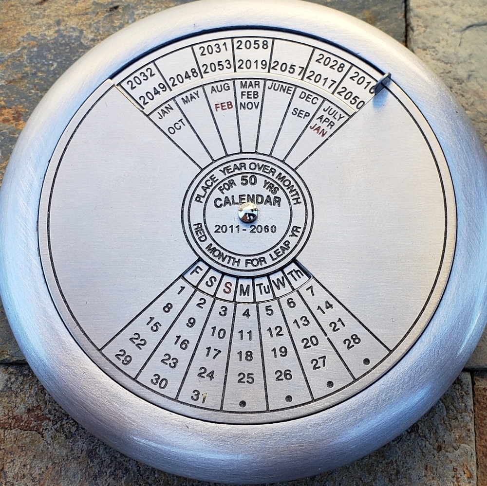 🌠 50 Year Perpetual Calendar Keepsake Gift 💫